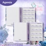 Agenda Permanente 2 DPP- Coleção Watercolor Flower (Jana Bicalho) - Imagem 3