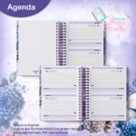 Agenda Permanente 2 DPP- Coleção Watercolor Flower (Jana Bicalho) - Imagem 2