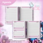 Agenda Datada CH- Coleção Watercolor Flower (Jana Bicalho) - Imagem 2