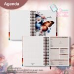 Agenda Datada 1 DPP SH - Coleção Watercolor Flower (Jana Bicalho) - Imagem 3