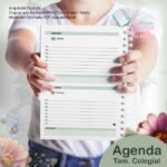 Agenda Datada CH Colegial - Coleção Watercolor Flower (Jana Bicalho) - Imagem 2