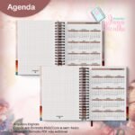 Agenda Datada 1 DPP SH - Coleção Watercolor Flower (Jana Bicalho) - Imagem 2