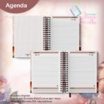 Agenda Datada 1 DPP SH - Coleção Watercolor Flower (Jana Bicalho) - Imagem 4