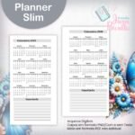 Slim Planner Permanente - Coleção Watercolor Flower (Jana Bicalho) - Imagem 3