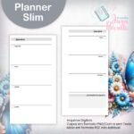 Slim Planner Permanente - Coleção Watercolor Flower (Jana Bicalho) - Imagem 5