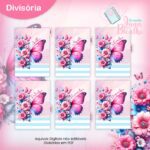 Planner Datado A5 Vertical - Coleção Watercolor Flower (Jana Bicalho) - Imagem 8