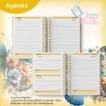 Agenda Datada SH - Coleção Watercolor Flower (Jana Bicalho) - Imagem 4