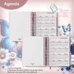 Agenda Permanente CH - Coleção Watercolor Flower (Jana Bicalho) - Imagem 4