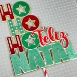 Hohoho Feliz Natal - Topo de Bolo