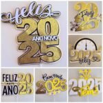 COMBO Topos Ano Novo 2025 (Toppers de Luxo)