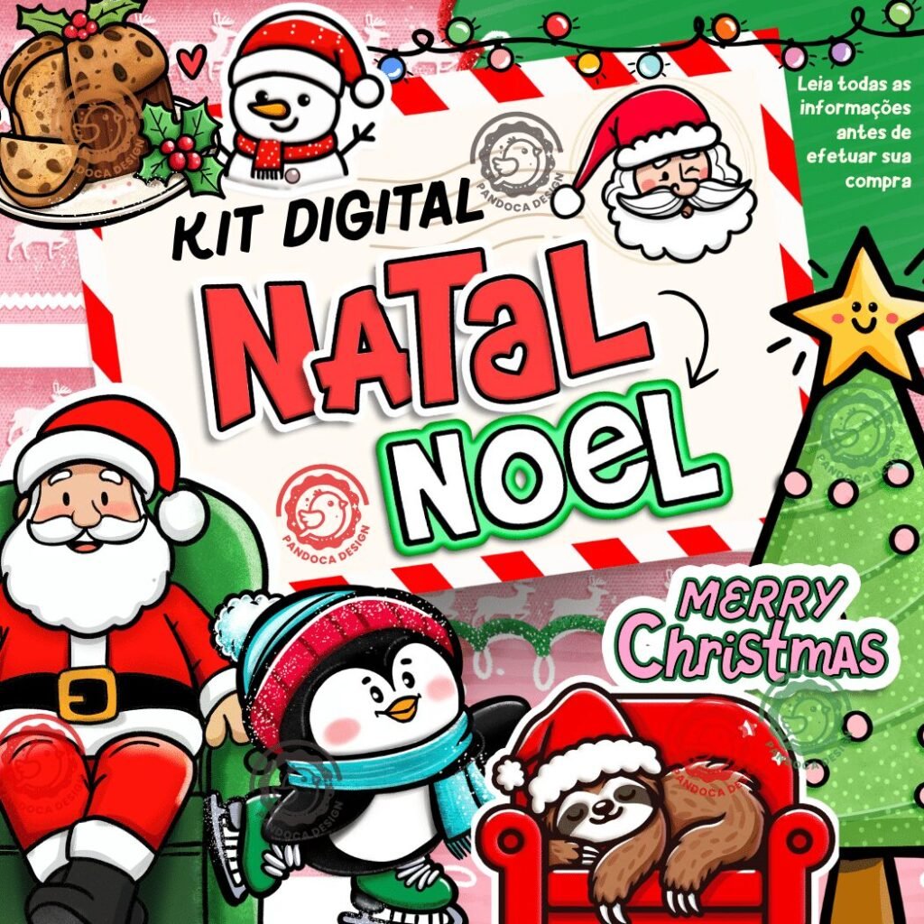 NATAL Papai Noel (Pandoca) - Imagem 1