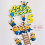 Minions - Topo de Bolo