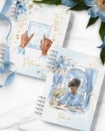 Kit 11 Capas e Miolo Pautado - Coleção Golden Blue (Bicho Papel) - Imagem 5