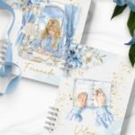 Kit 11 Capas e Miolo Pautado - Coleção Golden Blue (Bicho Papel)