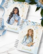 Kit 11 Capas e Miolo Pautado - Coleção Golden Blue (Bicho Papel) - Imagem 7