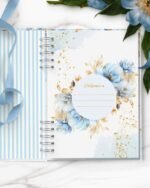 Kit 11 Capas e Miolo Pautado - Coleção Golden Blue (Bicho Papel) - Imagem 2