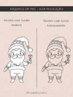 Natal Fofo | Para colorir - Kit Digital (Ni Estudio) - Imagem 2