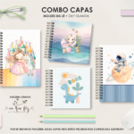 COMBO Capas Infantis | Escolares (Moldes da Lê)
