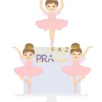 Bailarinas - Topo de Bolo
