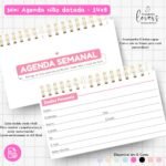 Mini Agenda 14x8 - Não Datada (Encaderna com Amor) - Imagem 2