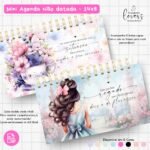 Mini Agenda 14x8 - Não Datada (Encaderna com Amor)