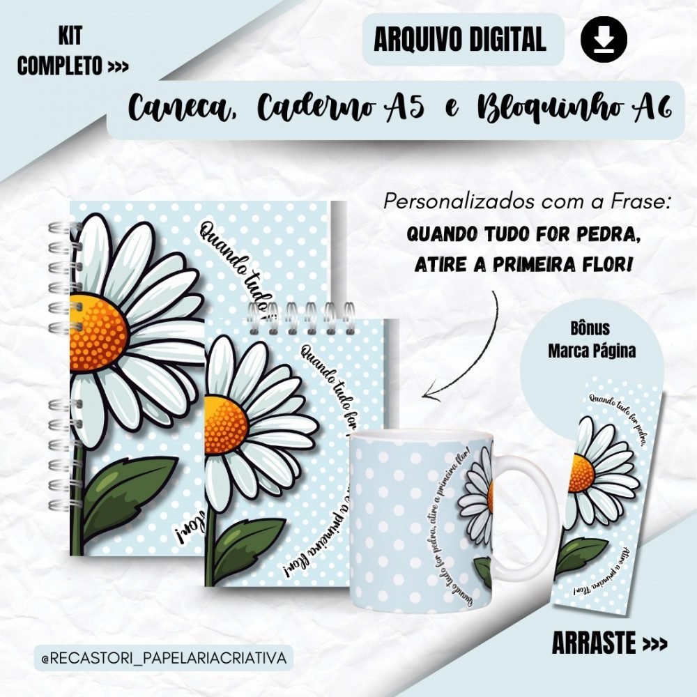 large (4) Kit Margarida (Re Castori) - Imagem 1