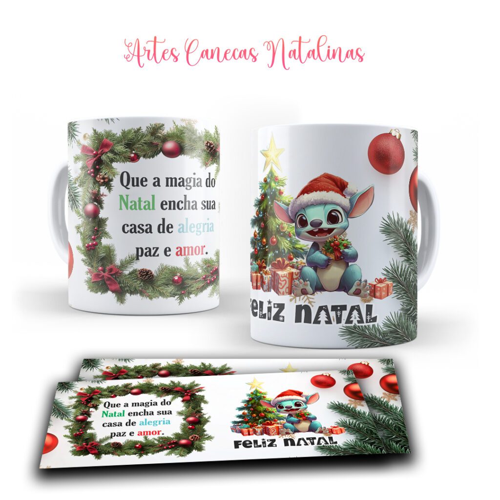 COMBO Natal 2024 - Artes Canecas - Imagem 1