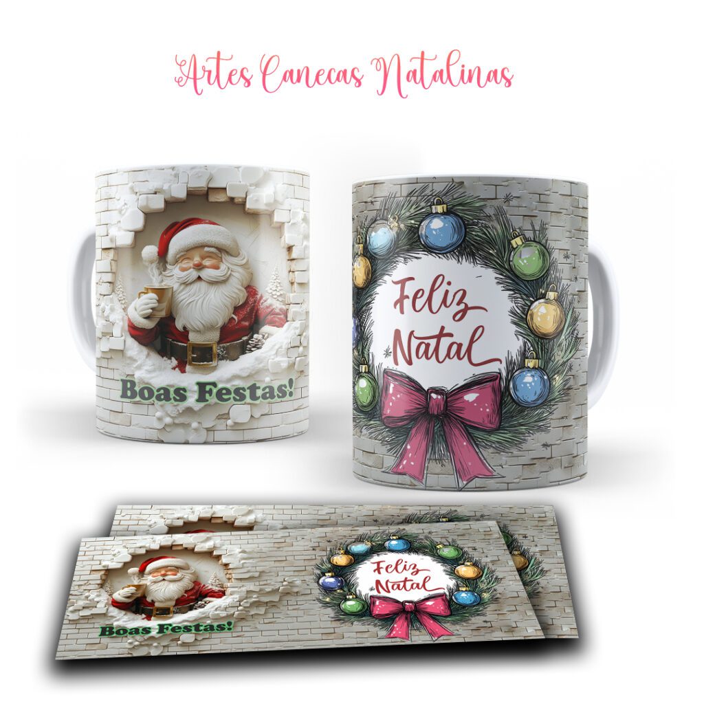COMBO Natal 2024 - Artes Canecas - Imagem 5