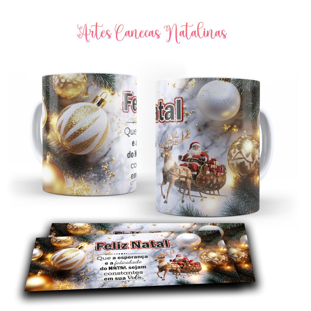 COMBO Natal 2024 - Artes Canecas - Imagem 2