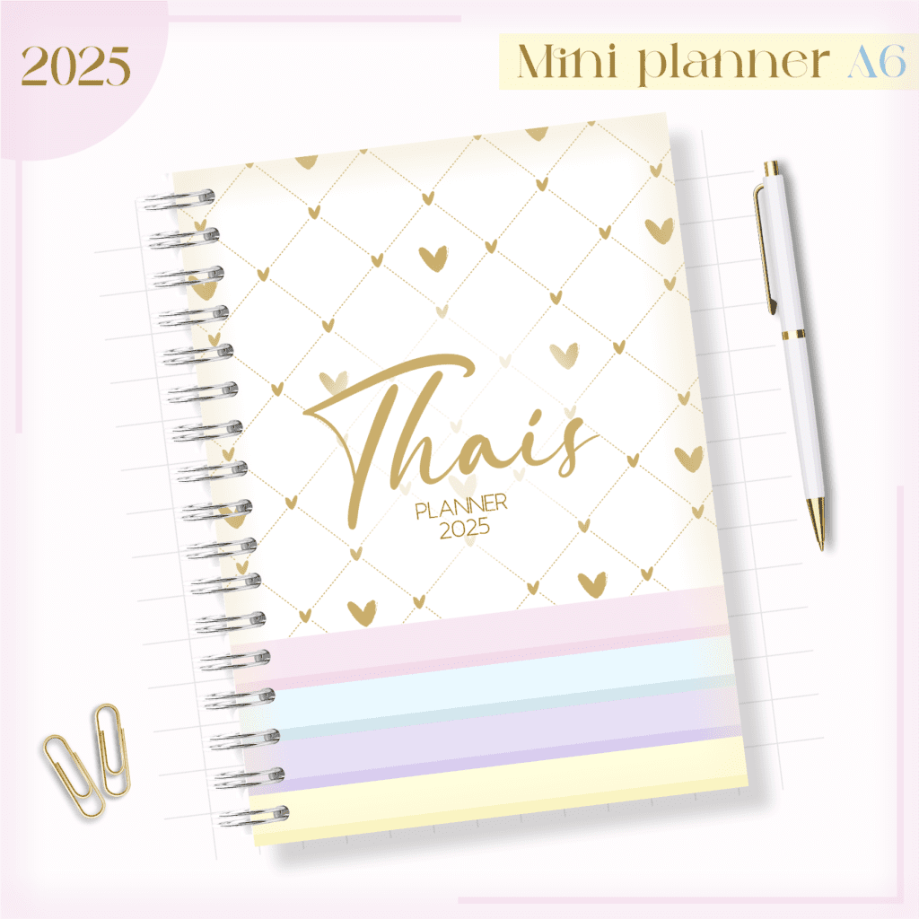 Mini Planner A6 (Lina Criativa) - Imagem 1