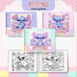 Stitch Menina - Livro de Colorir (Pamella Vieira)