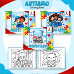 Autismo - Livro de Colorir (Pamella Vieira)