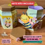 Molde Pote de Mel - Arte NÃO Inclusa (Dicas de Papeleira) - Imagem 2