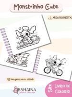 Monstrinhos Cute Stitch v1 - Livro de Colorir (Bia Shaina) - Imagem 3