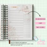 Agenda Datada A5 1DPP - Floral Terrosos (Jana Bicalho) - Imagem 3