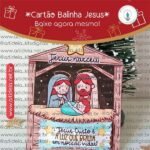 Cartão Balinha Jesus Natal (Art Ideia)