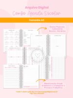 COMBO Agenda Escolar 2025 (Branco Papel) - Imagem 4