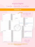 COMBO Agenda Escolar 2025 (Branco Papel) - Imagem 5