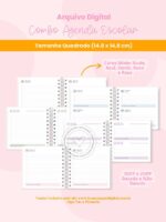 COMBO Agenda Escolar 2025 (Branco Papel) - Imagem 6