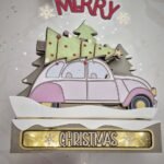 Merry Christmas Auto - Topo de Bolo