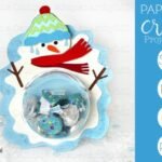 Boneco de Neve - Porta Bombom