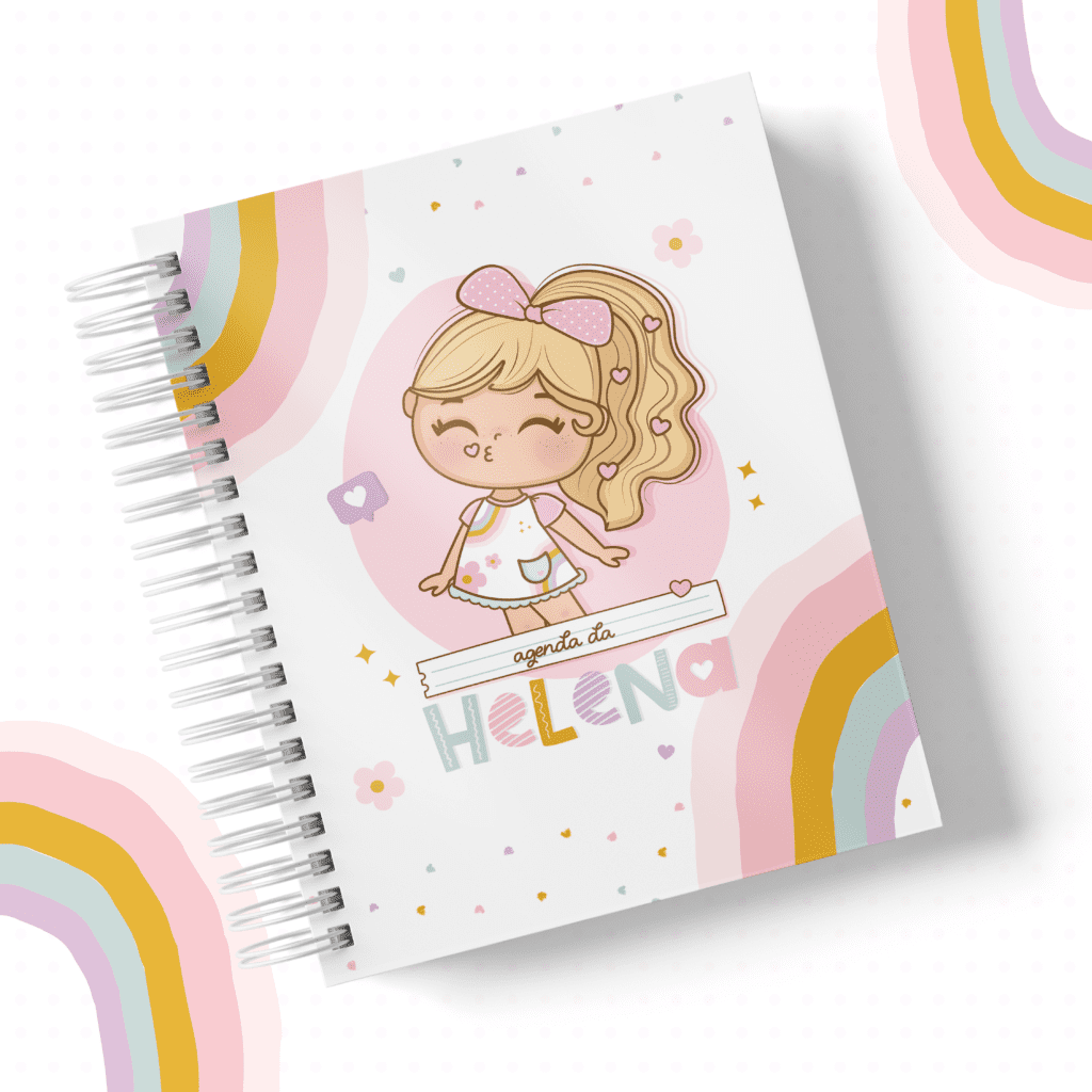 Menina Loira - Kit Escolar 2025 (Papel Amado) - Imagem 1