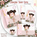 Kit Teen Girls - Encadernação (Crys Arts) - Imagem 3