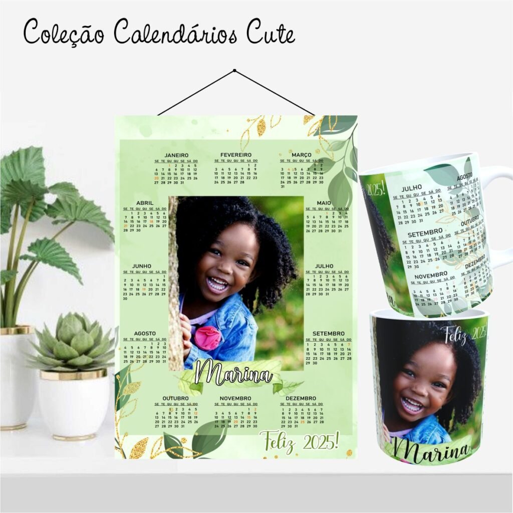 Calendários A4 2025 - Coleção Cute - Imagem 12