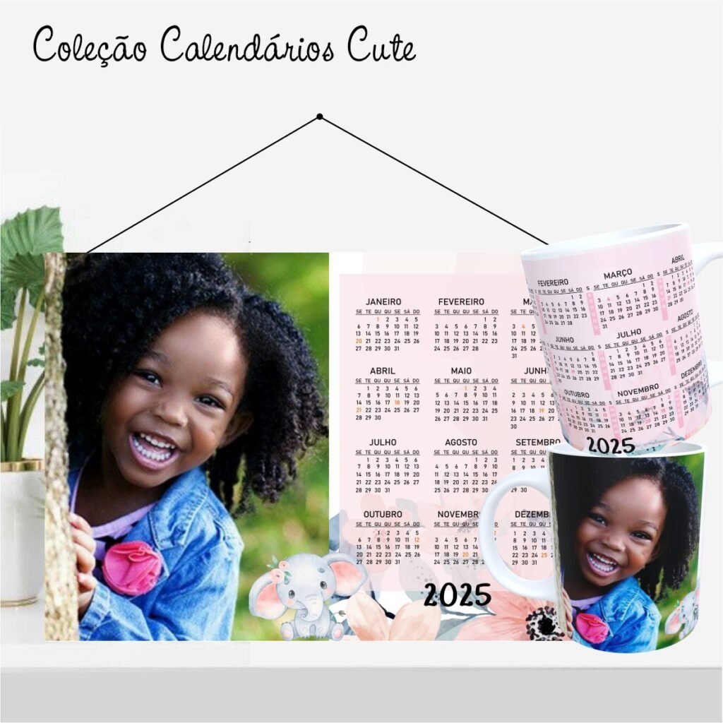 Calendários A4 2025 - Coleção Cute - Imagem 11
