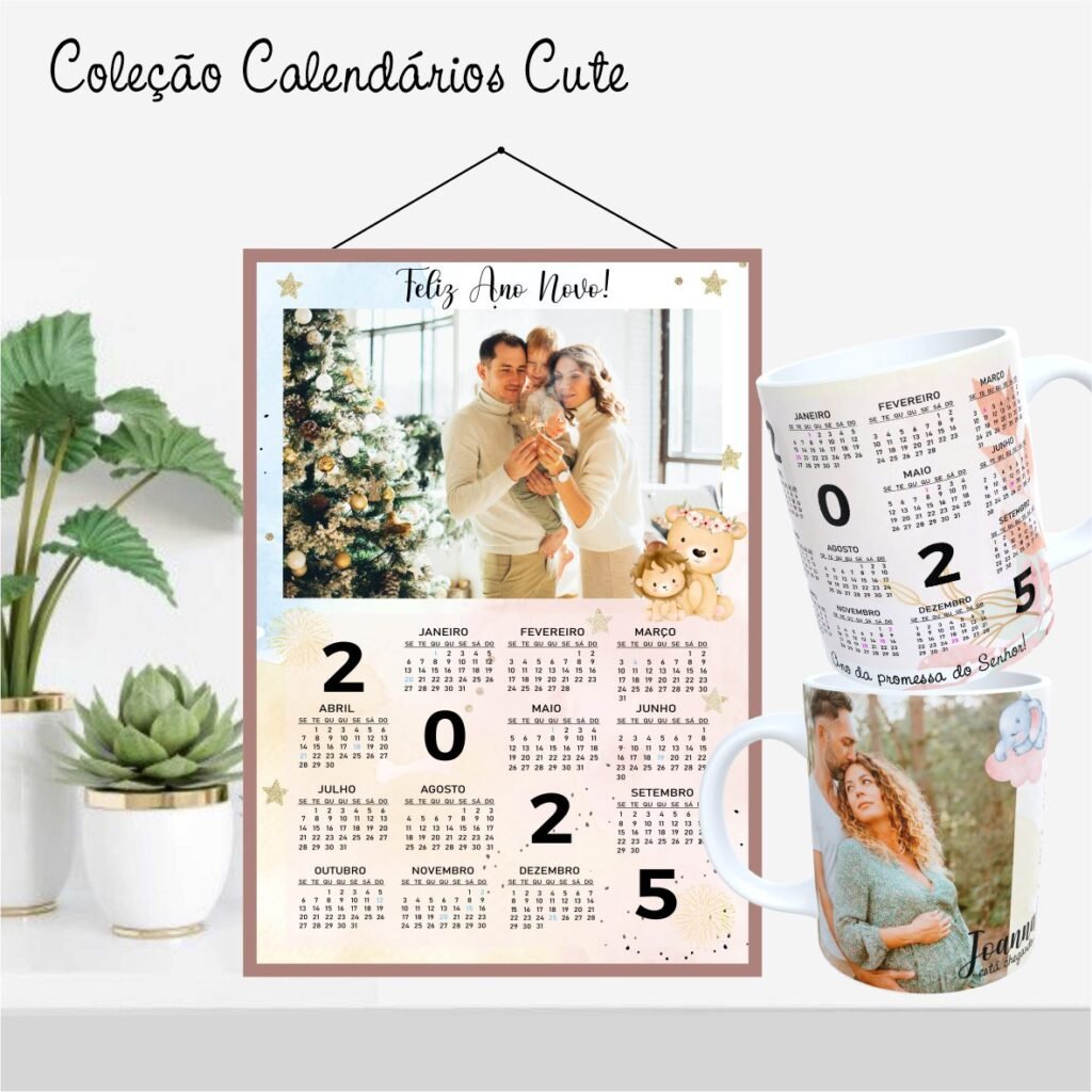 Calendários A4 2025 - Coleção Cute - Imagem 10
