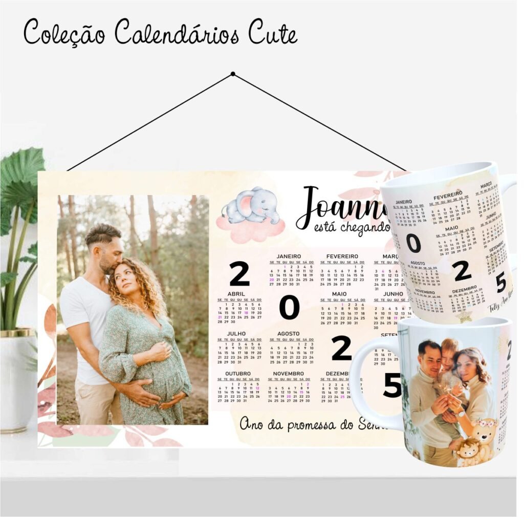 Calendários A4 2025 - Coleção Cute - Imagem 8