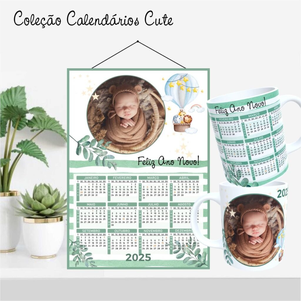 Calendários A4 2025 - Coleção Cute - Imagem 6