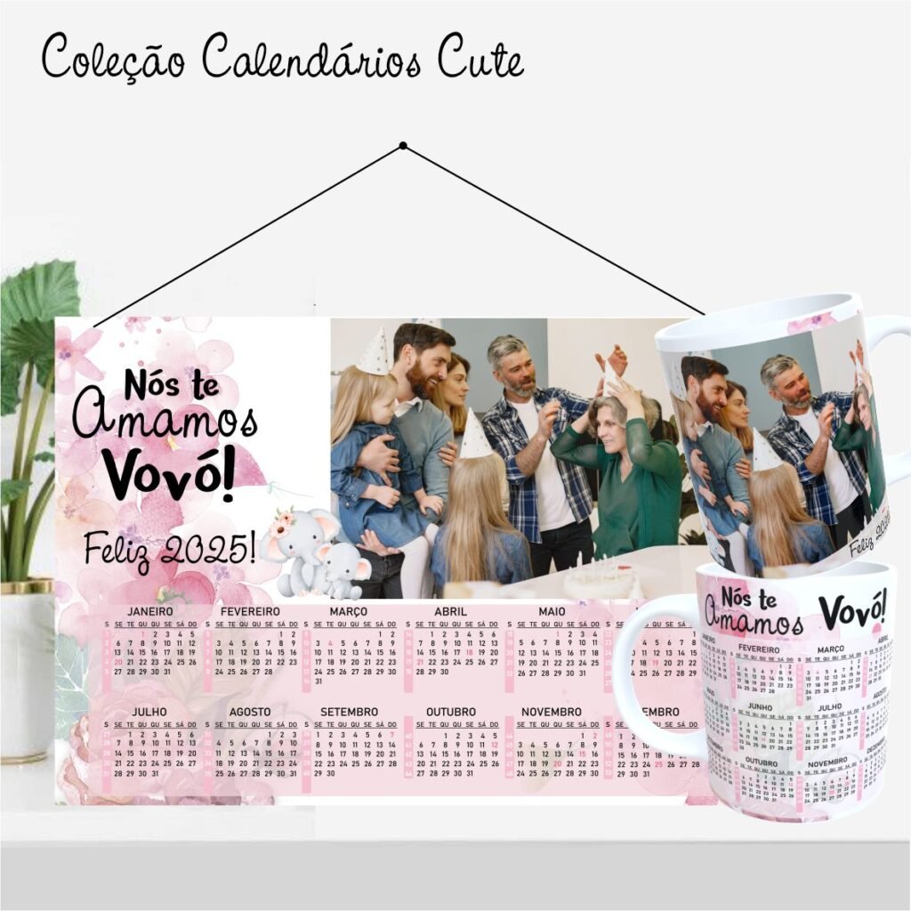 Calendários A4 2025 - Coleção Cute - Imagem 5