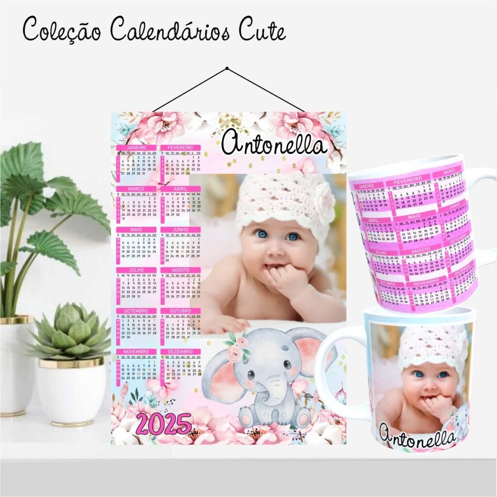 Calendários A4 2025 - Coleção Cute - Imagem 19